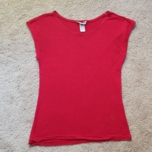 Bright red muscle style dolman